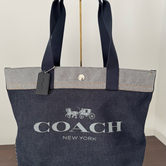 Coach Dark Blue Canvas Tote
(Listing #14) - Picture 2 of 11